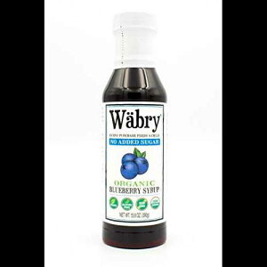 Wabry I[KjbN Vbv (u[x[AY) 13.8 IX BPA t[ vX`bNAGXg[/XerAÖ Wabry W bry Organic Syrup (Blueberry, No Sugar Added) 13.8 oz BPA-Free Plastic, Sweet