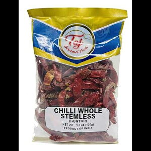 3.5IXi1pbNjATAJv~ACfBAz[`iz[~`AsȂjAi3.5IXj TAJ Gourmet Foods 3.5 Ounce (Pack of 1), TAJ Premium Indian Whole Chilli (Whole Mirchi, without stem), (3.5 Ounce)