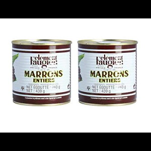 N}EtH[WG ނĐɒЂۂƌI (2 pbNAv 878g) Clement Faugier Whole Peeled & Cooked Chestnuts in Water, (2 Pack, Total of 878g)