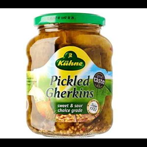 L[l sNX sNX 330g - sNXDƌ |ƃ}X^[hɑAsNX sNX̓L[l̒`łB Kuhne Kuhne Pickled Gherkins 330g - For lovers of Gherkins After vinegar and mustard