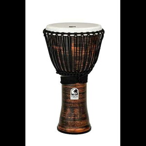 Toca TF2DJ-12SC t[X^C II [v`[ 12 C` Wx - Rp[Xpdグ Toca TF2DJ-12SC Freestyle II Rope Tuned 12-Inch Djembe - Copper Spun Finish