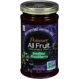 |i[ I[ t[c 10 IX W[ V[hX ubNx[ Polaner All Fruit 10oz Jar Seedless Blackberry