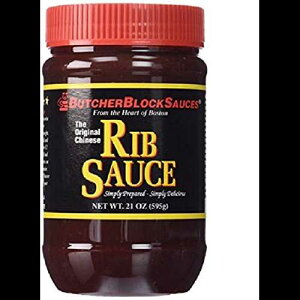 ub`[ubN M[u\[XA21IX Butcher Block Regular Rib Sauce, 21 oz