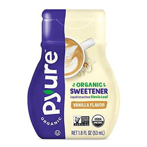 Pyure I[KjbNt̃XerAoÖAojA֕iA100 񕪁A1.8 FlBIY Pyure Organic Liquid Stevia Extract Sweetener, Vanilla, Sugar Substitute, 100 Servings, 1.8 Fl. Oz