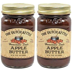 _b`Pg A[~bVz[ChX^C Abvo^[ 2 - 18IX ō̌ޗōꂽrA`qg݊Aۑsgp Generic The Dutch Kettle Amish Homemade Style Apple Butter 2 -