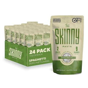 It's Skinny It s Skinny Spaghetti Healthy, Low-Carb, Low Calorie Konjac Pasta Fully Cooked and Ready to Eat Shirataki Noodles Keto, Gluten Free, Vegan, and Paleo-Friendly (24-Pack)