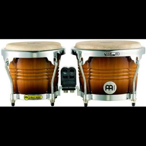Meinl Percussion FWB200GAB フリーライドシリーズ ウッドボンゴ、ゴールドアンバーサンバースト仕上げ Meinl Percussion FWB200GAB Free Ride Series Wood Bongos, Gold Amber Sunburst Finish