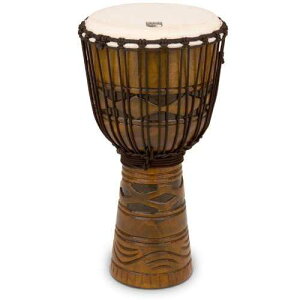 Toca TODJ-12AM Origins Series Rope Tuned Wood 12-Inch Djembe - African Mask