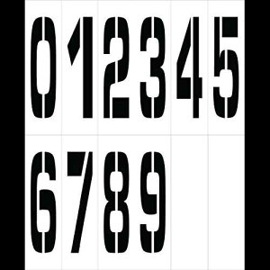 National Marker Corp. PMN36 ʕXeVԍZbg 36 C` NMC National Marker Corp. PMN36 Individual Character Stencil Number Set 36 Inch