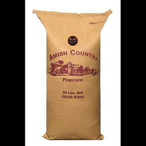 Amish Country Popcorn 50 lbs Bag Blue Kernels Old Fashioned, Non-GMO and Gluten Free (50lbs Bag)