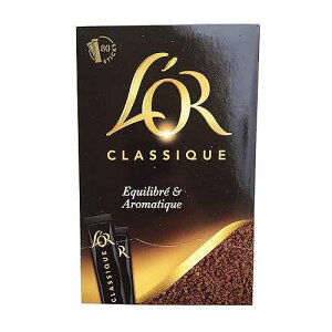 tXY L'Or CX^gR[q[XeBbN [W 80 XeBbNpbN L'Or Instant Coffee Sticks from France Large 80 Stick Pack