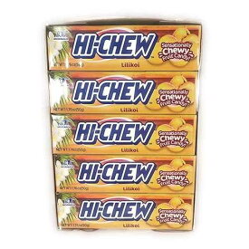 Morinaga - Hi-Chew Lilikoi / Passion Fruit Chew 1.76 Ounce (Pack of 10), display case