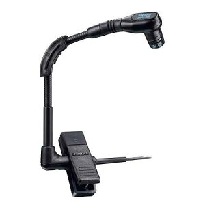 Shure BETA 98H/C Miniature Instrument Microphone - Clip-On Cardioid Condenser Mic for Sax/Brass, Integrated Shock Mount and Preamplifier Circuitry to Linearity Across The Full Frequency Range