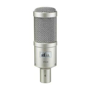 HEiL sound Heil PR 40 Dynamic Microphone for Streaming, Podcast, Recording, and Broadcast, XLR Microphone for Live Music, Wide Frequency Response, Smooth Sound, Superior Rear Noise Rejection - Champagne