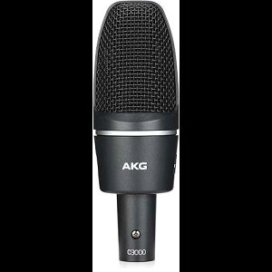 AKG Pro Audio C3000 High-Performance Large-Diaphragm Condenser Microphone , Black