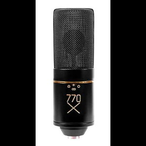 MXL 770X Multi-Pattern Condenser Microphone Bundle with Shock Mount, Pop Filter, 20' XLR Cable Studio Quality Recording, Gaming & Streaming (Black)