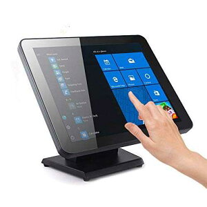 ANGEL POS 17-Inch Capacitive LED Backlit Multi-Touch Monitor, True Flat Seamless Design Touchscreen, VGA and HDMI Input, for Office, Retail, Restaurant, Bar, Gym, Warehouse, No Driver Required