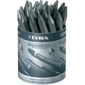 LYRA Graphite Crayon, Water-Soluble, Individual Stick, 6B Hardness, Black, 1-Pack (5630106) LYRA Graphite Crayon, Water-Soluble, Individual Stick, 6B Hardness, Black, 1-Pack (5630106)