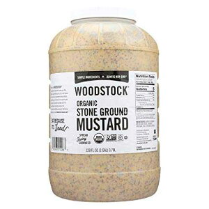 EbhXgbN t@[Y I[KjbN Xg[OEh }X^[hA1 K -- P[X 4 B4 Woodstock Farms Organic Stoneground Mustard, 1 Gallon -- 4 per case.4