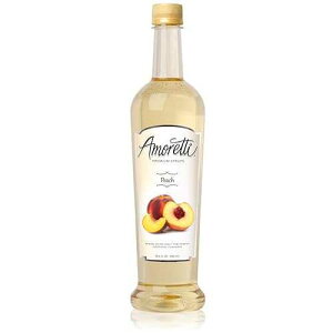 AbeB v~A VbvAs[`A25.4 IX (12 pbN) Amoretti Premium Syrup, Peach, 25.4 Ounce (Pack of 12)