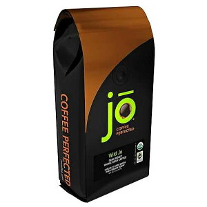 Jo Coffee WILD JO: 2 lb, Organic Dark French Roast Coffee, Whole Bean, Bold Strong Rich Wicked Good, Great Brewed or Espresso, USDA Certified, Fair Trade Certified, Kosher, Arabica Beans, Non-GMO, Gluten Free