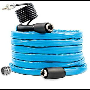 Camco 25ft TastePURE Heated Drinking Water Hose - Lead and BPA Free, Reinforced for Maximum Kink Resistance, 1/2" Inner Diameter (22922)