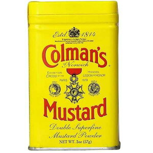 Colman's Colmans dry mustard 2 Oz Tins, 4 Pack