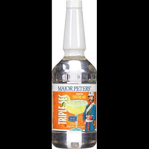 W[s[^[Y ~LT[ MAJOR PETERS TRIPLE SEC.PLA 33.8IX (12JEg) Major Peter's Major Peters, MIXER MAJOR PETERS TRIPLE SEC.PLA 33.8 oz. (12 count)