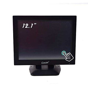 Cocar 12.1" Touch Screen Monitor LED TFT Screen for Computer VGA POS Cashier Restaurant Bar Coffee Donut Store Menu Order Point of Sale Designer Graphic Draw Sketching