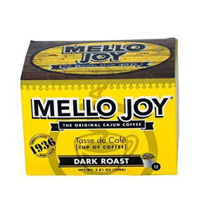 �����W���C �_�[�N���[�X�g �V���O���T�[�u�J�b�v 12����{�b�N�X Mello Joy Dark Roast Single Serve Cups, Box of 12