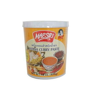 MAESRI �i���� (���b�h) �^�C���k�[�h���p�J���[�y�[�X�g�A�{�i�I�ȃ^�C���� MAESRI Namya (Red) Curry Paste for Thai Style Noodle, Authentic Thai Crusine