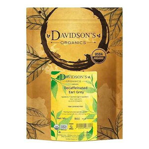Davidson's Organics, Decaffeinated Earl Grey, Loose Leaf Tea, 16-Ounce Bag