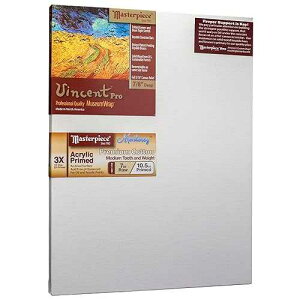 �}�X�^�[�s�[�X �A�[�e�B�X�g �L�����o�X 41038 Vincent PRO �[�� 7/8 �C���`�A14 �C���` x 18 �C���`�A�R�b�g�� 10.5 �I���X - 3X - �����g���[ Masterpiece Artist Canvas 41038 Vincent PRO 7/8 Deep, 14 x 18, Cotton 10.5oz 