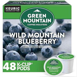 Green Mountain Coffee Roasters Green Mountain Coffee, Wild Mountain Blueberry, Single-Serve Keurig K-Cup Pods, Light Roast, 48 Ct (2 Boxes of 24 Pods)