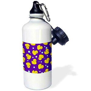 3dRose Cute Rubber Pattern on Dark Purple-y Blue. Yellow Ducks Duckies-Sports Water Bottle, 21oz , 21 oz, Multicolor 3dRose Cute Rubber Pattern on Dark Purple-y Blue. Yellow Ducks Duckies-Sports Water Bottle, 21oz, 21