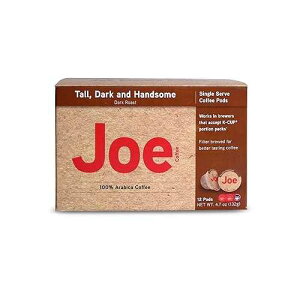 W[ g[A_[NŃnTȃ_[N[Xg K Jbv R[q[ 1 {bNX 12 |bh Joe Knows Coffee Joe Tall, Dark and Handsome Dark Roast K Cup Coffee 1 Box of 12 Pods