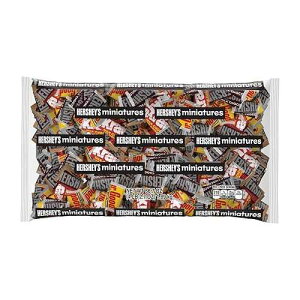 HERSHEY'S Miniatures Chocolate Assortment Candy, Individually Wrapped, 66.7 oz Bulk Bag