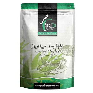 XyVeB[o^[gtgA[Y[tA3IX Special Tea Butter Truffle Black Tea, Loose Leaf, 3 Ounce