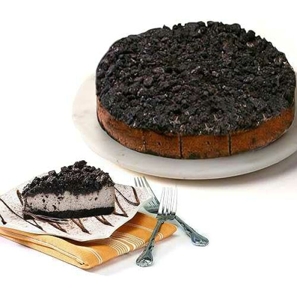 David's Cookies Cheesecakes - Creamy, Classic Bakery Dessert Perfect for Any Occasion - Great Gift Idea for Women, Men, and Kids for Delivery - Cookies & Cream (10", 14 pcs)