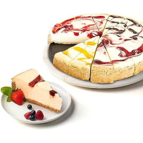 David's Cookies Cheesecakes - Creamy, Classic Bakery Dessert Perfect for Any Occasion - Great Gift Idea for Women, Men, and Kids for Delivery - Fruit (10", 16 pcs)