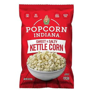 �|�b�v�R�[���E�C���f�B�A�i �L�g���R�[�� �L���O�T�C�Y�܃J�f�B 2.1�I���X(6��) Popcorn Indiana Kettle Corn, King Size Bags Caddy, 2.1 Oz (Pack of 6)