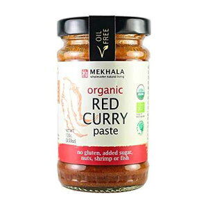 Mekhala I[KjbN Oet[ ^C bh J[ y[Xg 3.53 IX  3 pbN (3x3.5 IX) Mekhala Organic Gluten Free Thai Red Curry Paste 3.53oz Value 3 Pack (3x3.5oz)