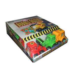 LbY}jA ou}jA ouh[U[gbN KiQbg (12pbN) Kidsmania Bubble Mania Bubble Dozer Trucks Filled with Gum Nuggets (Pack of 12)