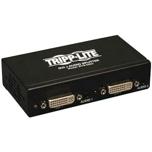 Tripp Lite 2-Port DVI Splitter with Audio and Signal er, Single Link 1920x1200 at 60Hz / 1080p (DVI F/2xF)(B116-002A)