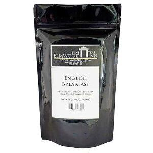 Elmwood Inn Fine Teas English Breakfast Keemun Black Tea, 16-Ounce Pouches