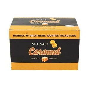 Berres Brothers Coffee Roasters Berres Brothers Sea Salt Caramel Coffee, 12 Count Single Serve Pods Compatible with Keurig K Cups K Pods Coffee Makers, Medium Roast
