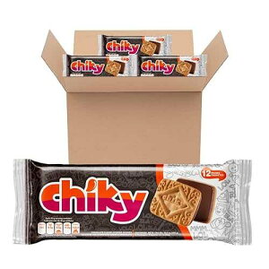 Pozuelo Chiky Chocolate Cookies Crispy Vanilla Valentine's Day Cookies Filled with Chocolate Fudge Delicious Creamy Flavors from Costa Rica 16.9 Oz (Pack of 3)