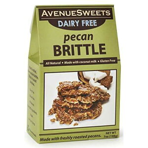 AvenueSweets - I[ht@bVit[r[Kibcug - 7IX{bNX - s[Jibc AvenueSweets - Handcrafted Old Fashioned Dairy Free Vegan Nut Brittle - 7 oz Box - Pecan