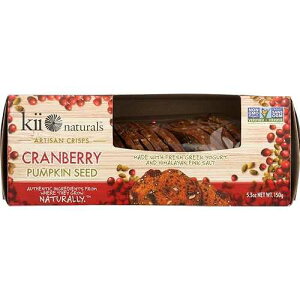 Kii Naturals A[eBU NXvANx[ pvL V[hA5.3 IX (4 pbN) Kii Naturals Artisan Crisps, Cranberry Pumpkin Seed, 5.3 Ounce (Pack of 4)