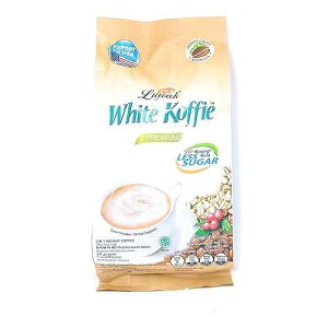 Luwak zCg RtB[ sgp 3in1 CX^g R[q[ 10 JbgA200 O (4 pbN) Luwak White Koffie Less Sugar 3in1 Instant Coffee 10-ct, 200 Gram (Pack of 4)